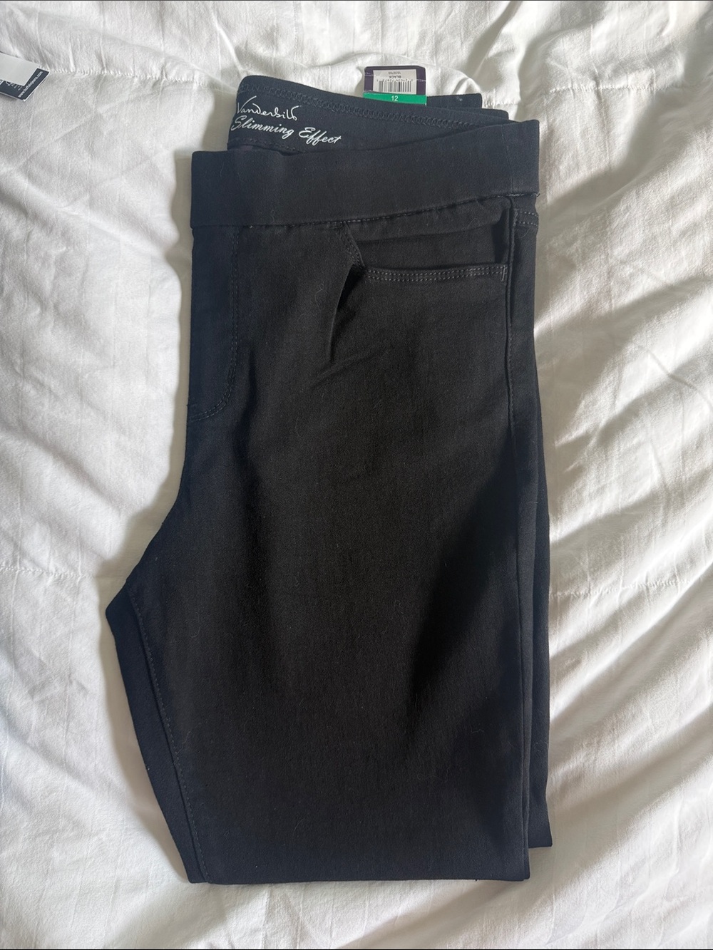 Gloria Vanderbilt Black Skinny Jeans